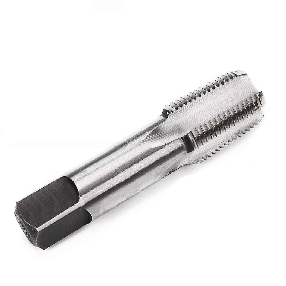 High Speed Steel Screw Threaded Tap 3/8-18 NPT-Taper Pipe Tap For Cutting-Pipes Internal Threads Maintenance Repair Hand Tools