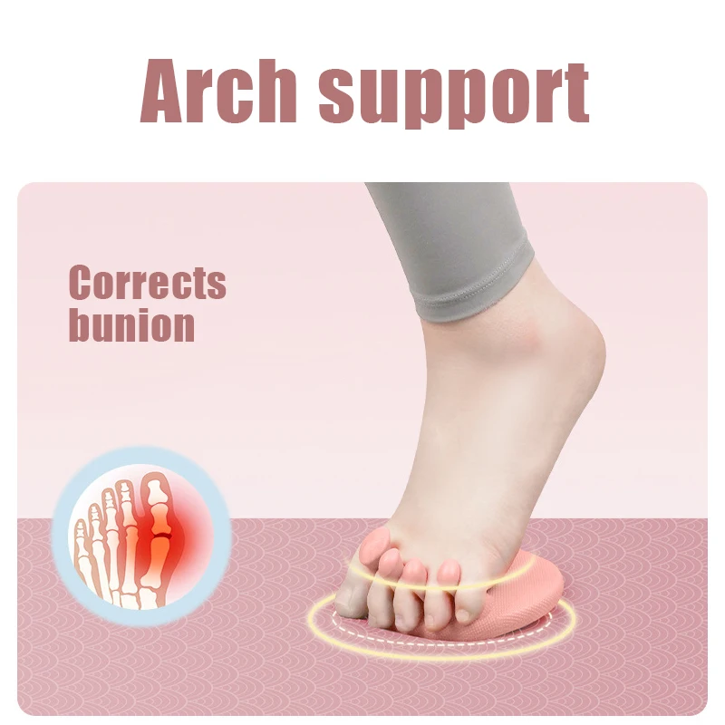 2 pezzi arco plantare trainer fitness gamba dita dei piedi funzione plantare ginnico pollice valgo correttore puntali glutei arco trainer