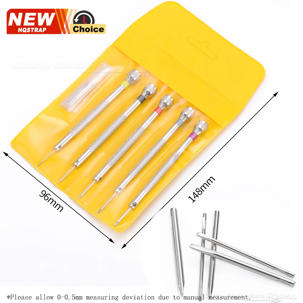 Baru 5 Buah/Set Obeng Baja 0.8 - Watchmaker Screwdriver ulasan dan harga