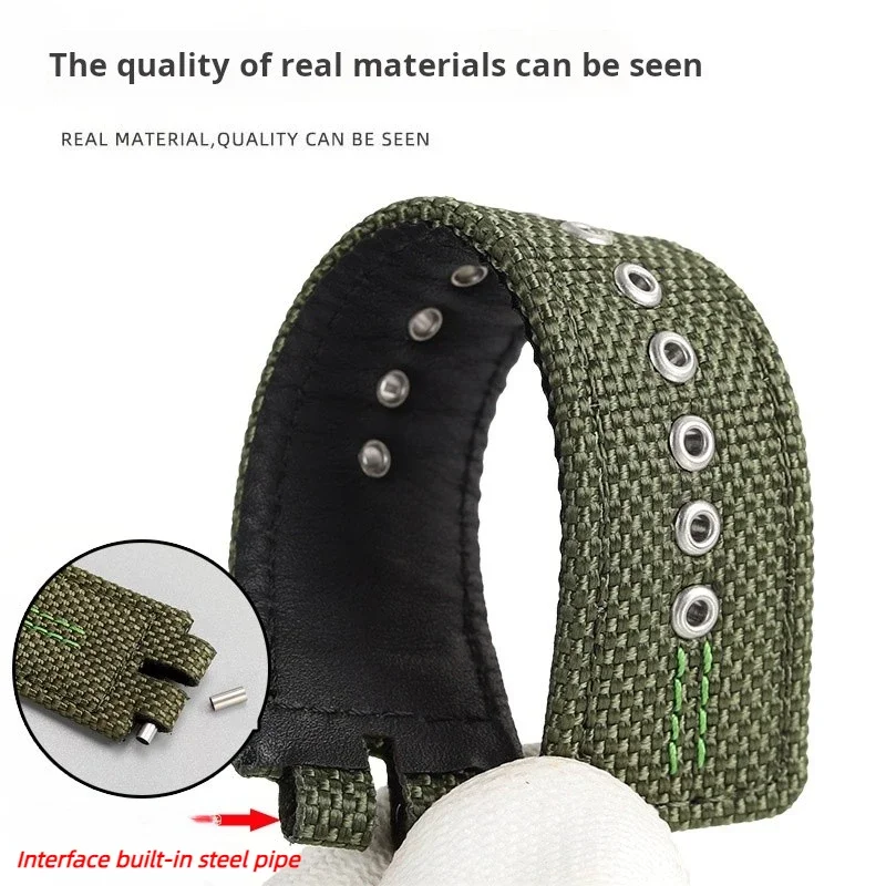 Nylon watch strap For Casio PROTREK PRW-3000 PRW-3100 PRW-6000 PRW-6100Y PRG-300 330 Breathable canvas watchband men's Bracelet