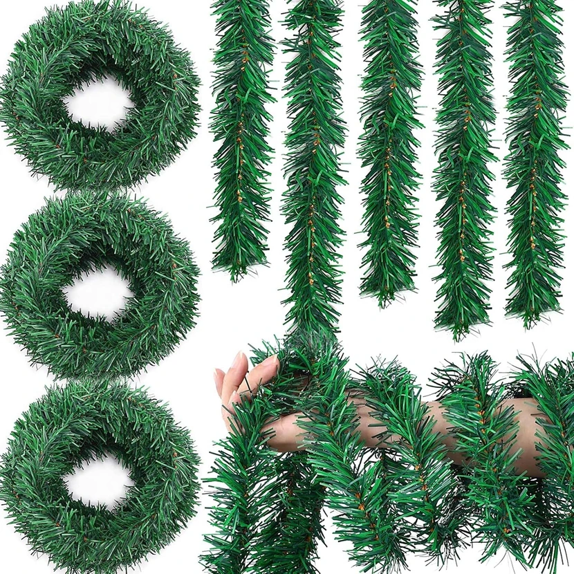 Artificial Ivy Leaf Plant Vine Hotsale Home Wedding wreath Outdoor Garden Festival party DIY gift Christmas tree Escalator Decor