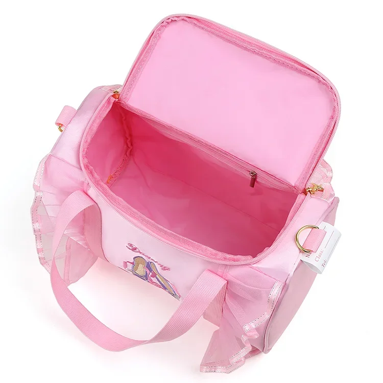 High Quality Lovely Bag Children Ballet Dance Handbag Girl Ballet Lace Ballet Bag Danse Bag Children Dance Bags for Kids Girls