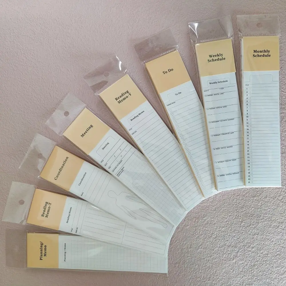 Kawaii Bookmark Type Note Paper Daily Weekly Planner To Do List Journal Memo Pads Note Pad Students