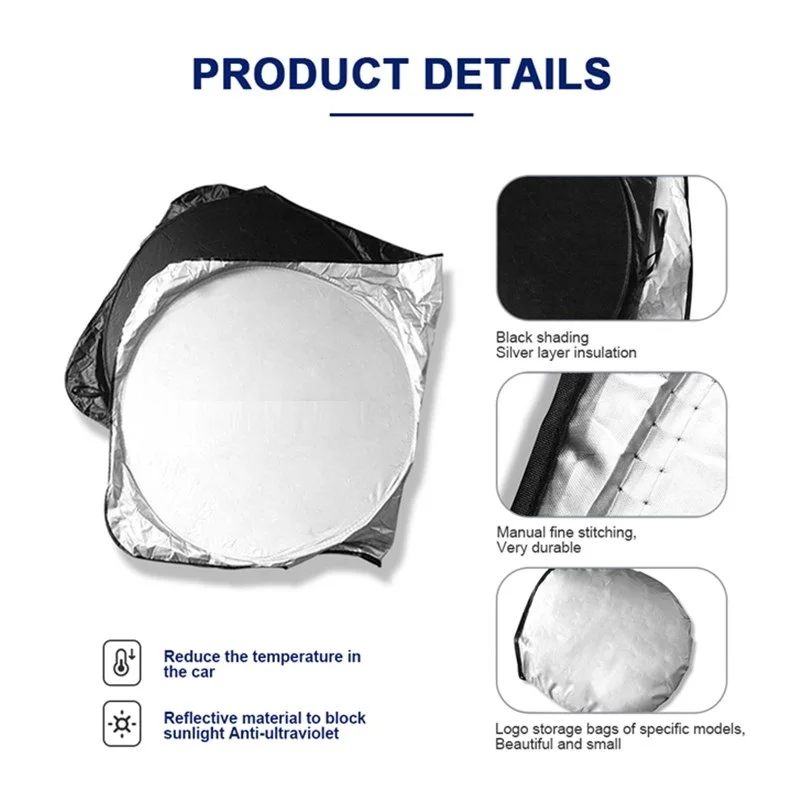 6Pcs Car Window SunShade Windshield Visor Anti UV Sticker Cover For Bmw 3 5 1 Series E46 E60 E39 F10 F30 F20 E87 E70 E91 M E90