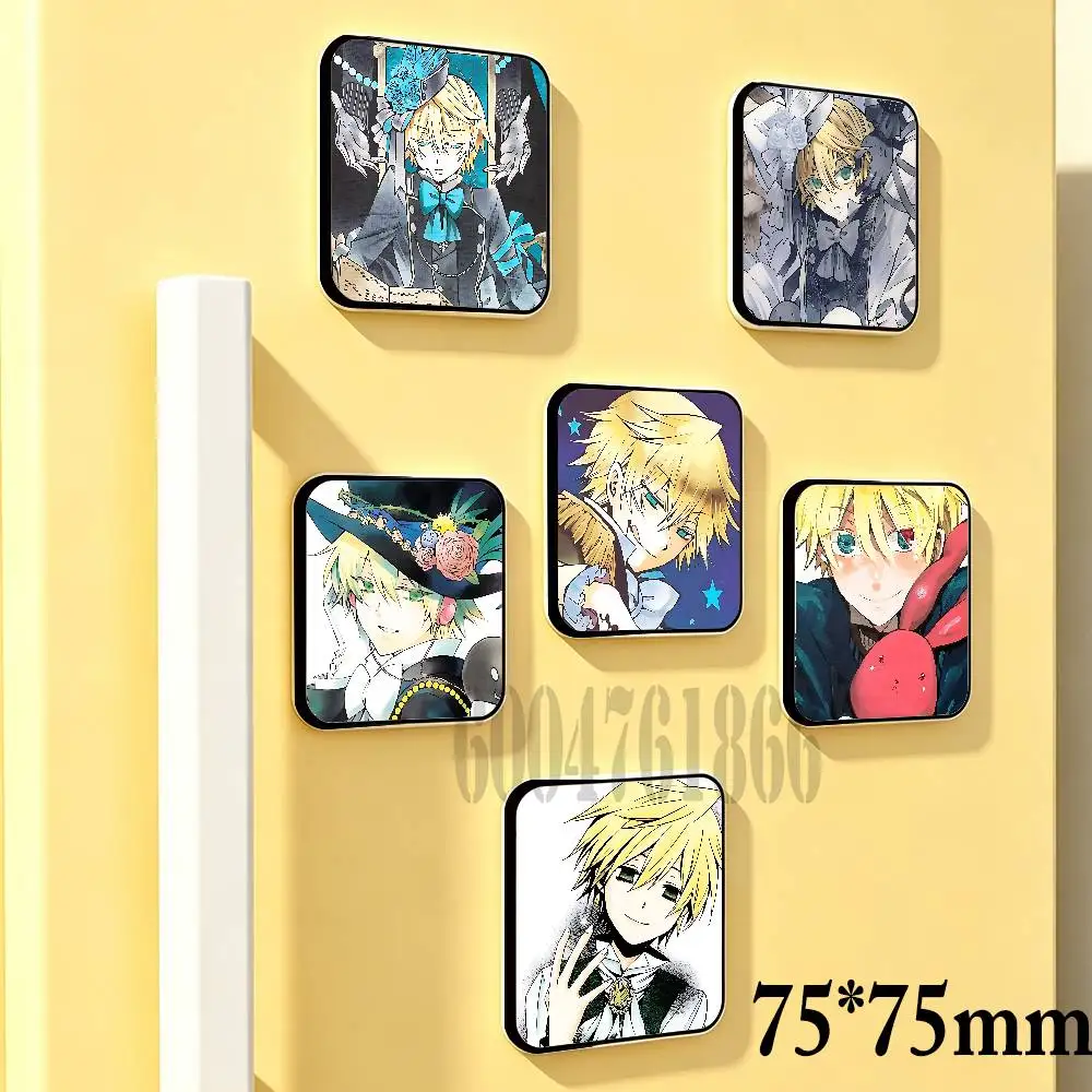 Oz Vessalius 75mm Square Cute Fridge Magnet Refrigerator Magnet Apartment Decor Gift For Friends Collection