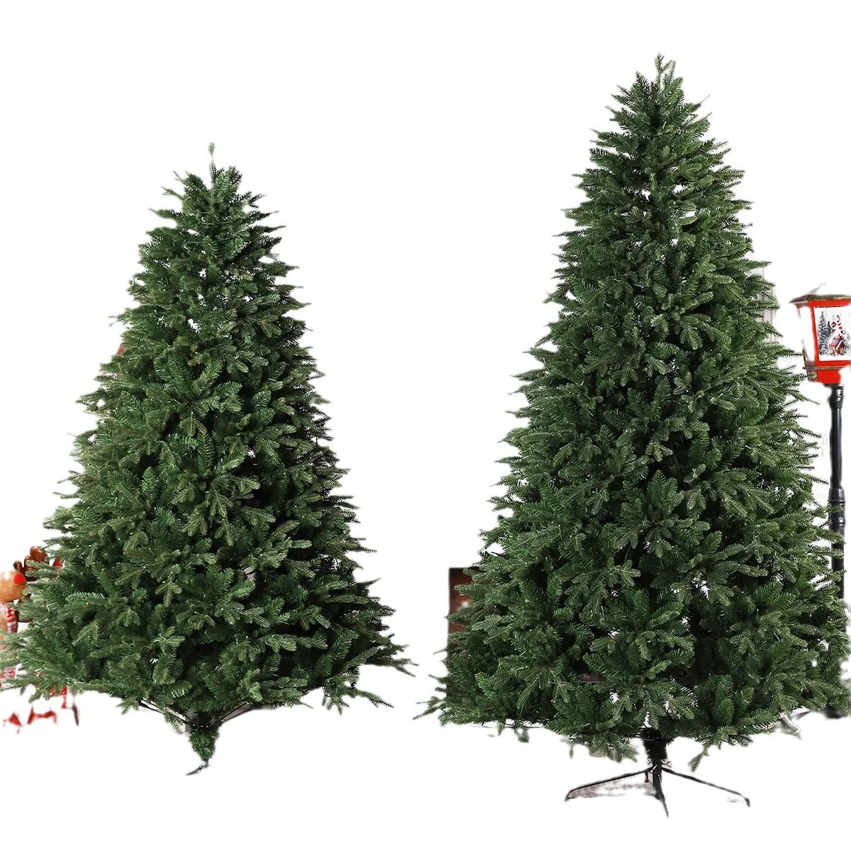 

PE mixed strip light Christmas tree 1.8 Christmas shopping mall indoor decoration tree large outdoor simulation tree