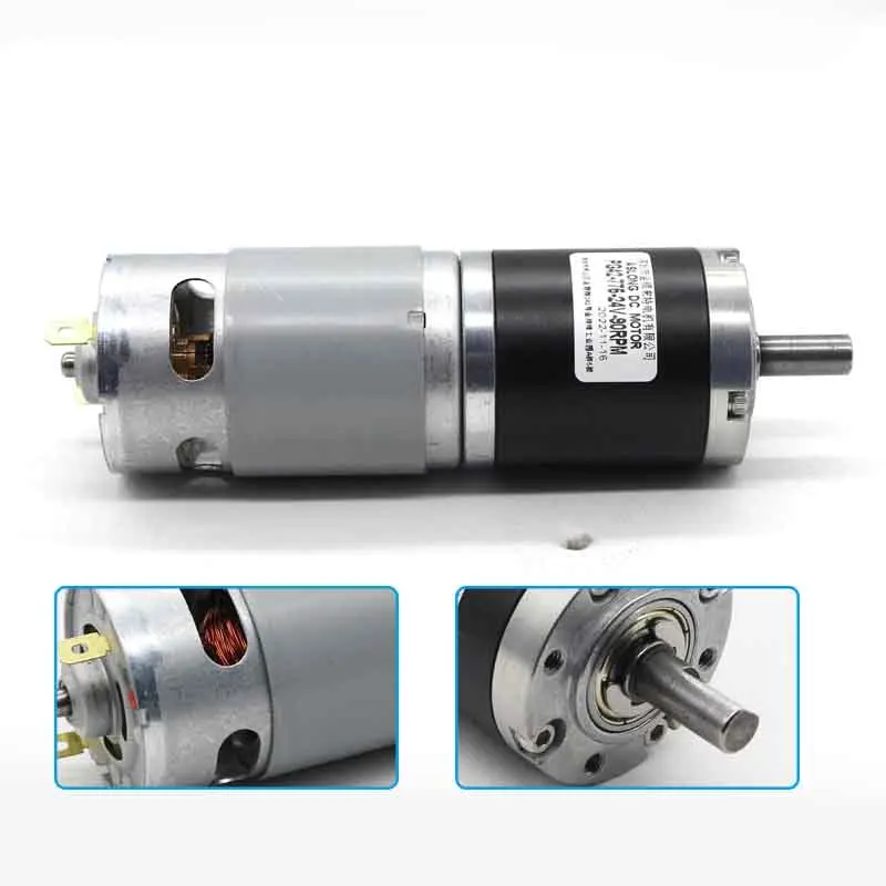 

PG42-775 High Torque Precision Planetary Gear Motor With 42 Reducer 12V 24V dc motor with planetary gear box 6000R fan motor