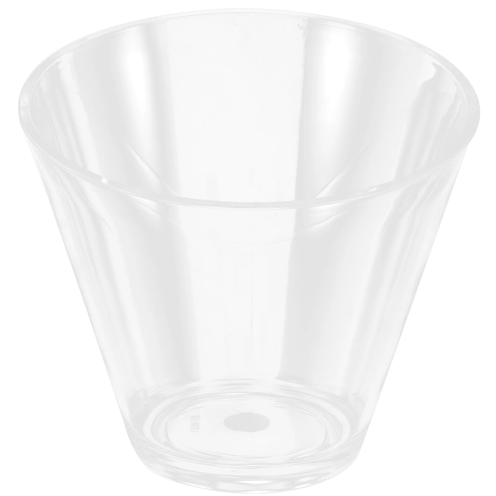 وعاء سلطة مائل من الأكريليك مقاس 19 سم، حاوية تقديم الطعام الشفافة للحلوى والفواكه والخضروات، وعاء الوجبات الخفيفة الشفاف، تصميم حديث