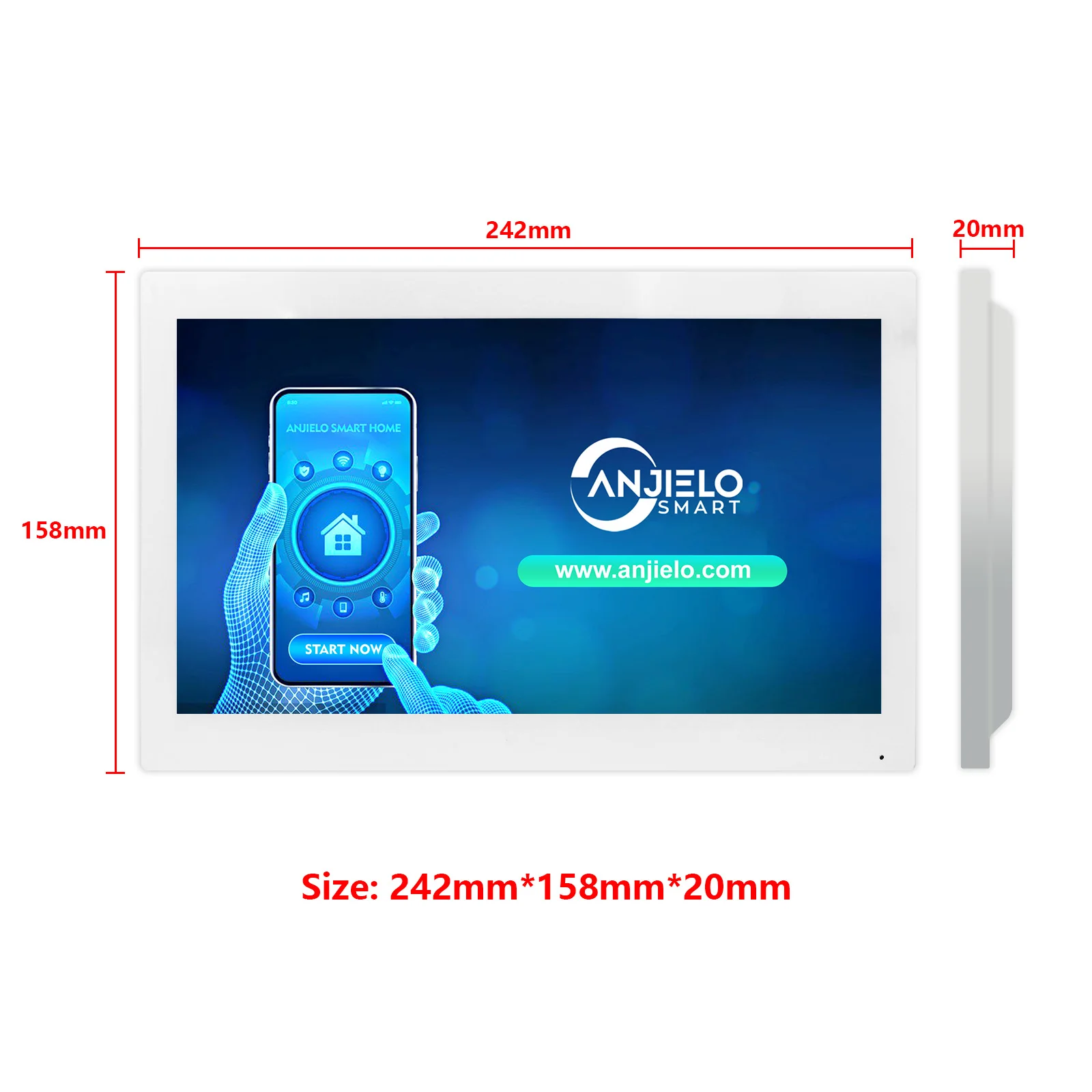 1080P Wifi 10 Inch Video Intercom System for Home Tuya Smart Video Doorbell Metal With 4 TouchScreen Monitor