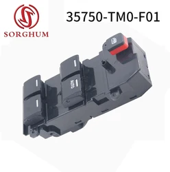 SORGHUM 35750-TM0-F01 For Honda City 2009-2011 Fit 2008-2012 Right Drive Side Button Electric Power Master Control Window Switch