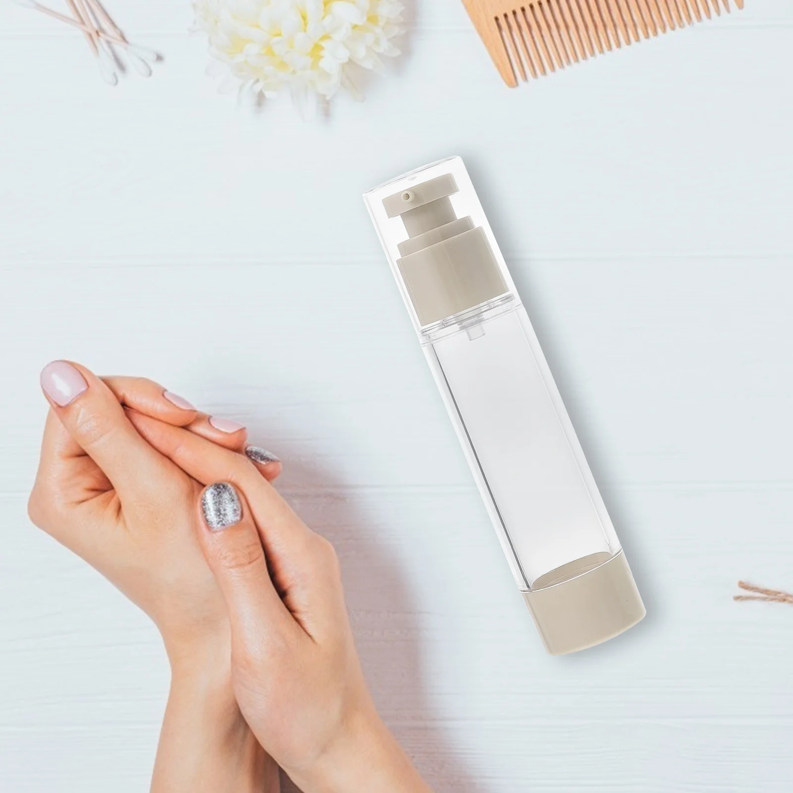 

3Pcs Portable Lotion Bottles Leakproof Travel Vacuum Sub Bottles Reusable Travel Bottle Portable Lotion Bottle