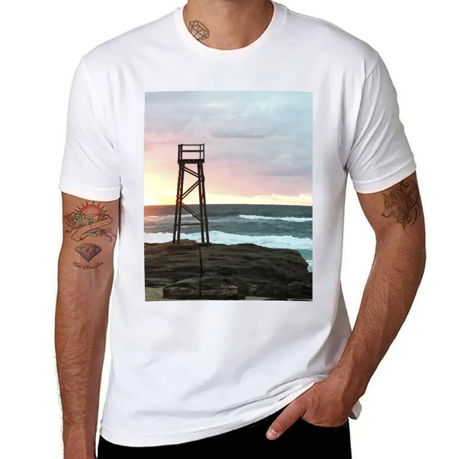 

Sunrise at Redhead Beach - 1 T-Shirt man t shirts for men casual g man t shirts for men T-Shirt