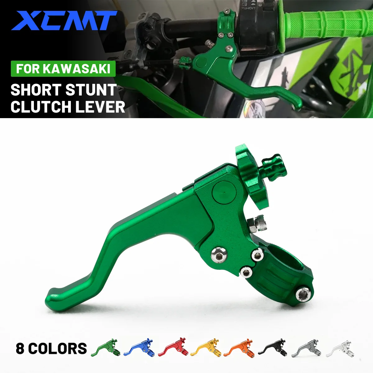 For Kawasaki KX450F KX250F ZX-6R ZX-10R Ninja 300 Z900 Z650 Ninja 650 Z1000 KX250 KX125 Motorcycle Short Stunt Clutch Lever