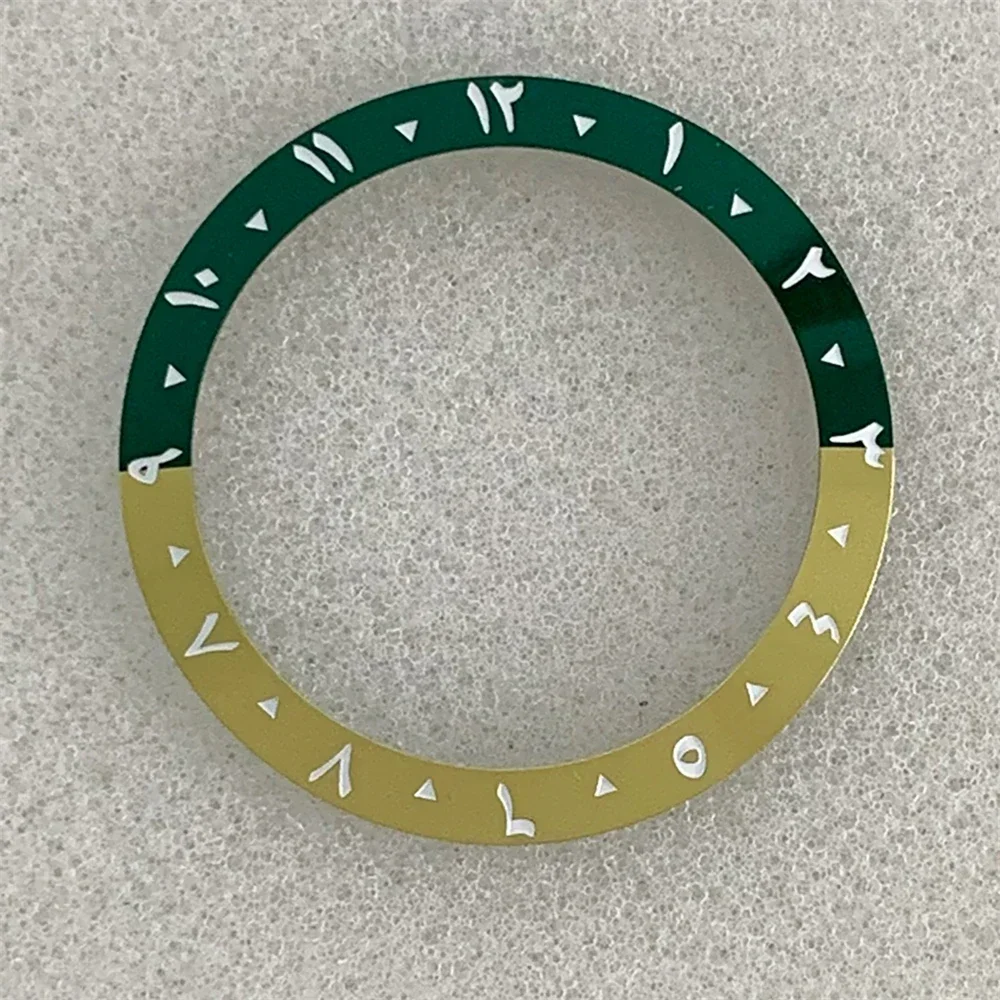 アラビア数字の斜め時計ベゼル,時計アクセサリー,交換用ケース,リングマウス,DIY, 38mm, 35mm,新品