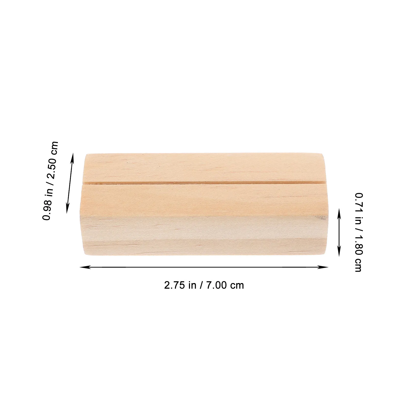 10Pcs Wooden Note Clip Organizers Premium Natural Wood Card Holder Stand for Photos Memos Postcards Place Cards Tabletop Office