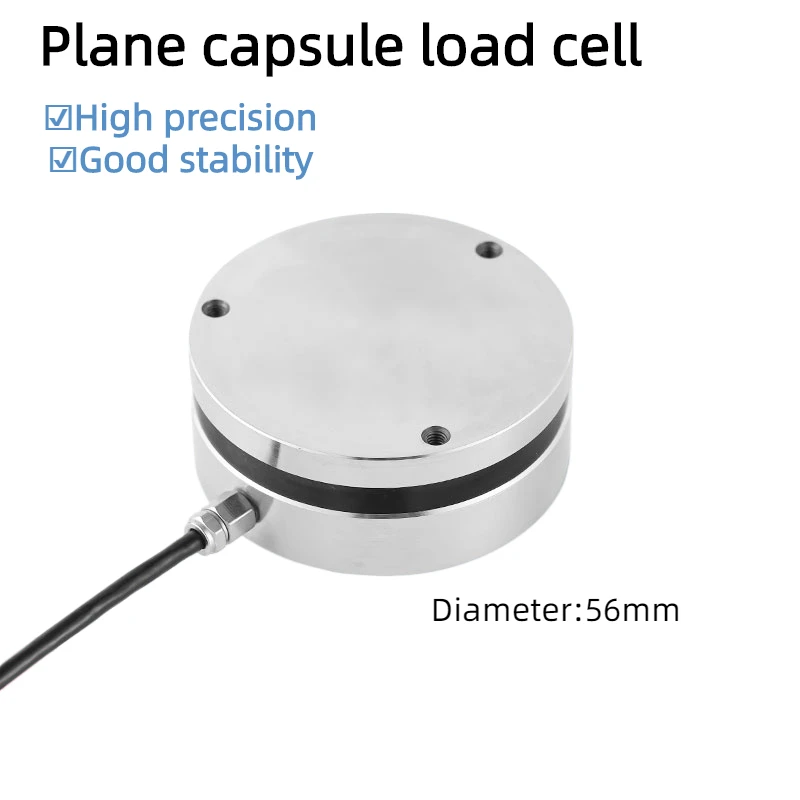 Pressure Type Load Cell Flat Capsule Weight Platform Flange Force Measurement