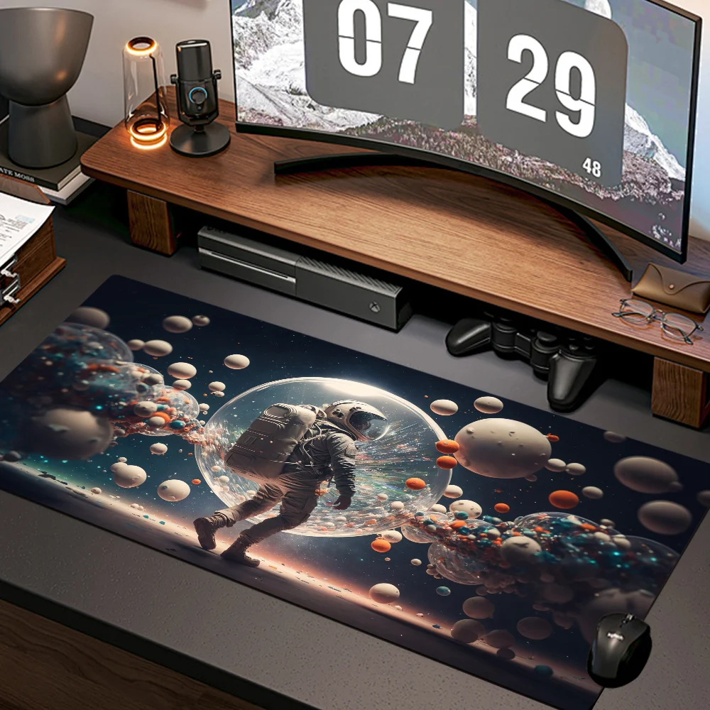 

Xxl Mousepad Company Notebook Gamer Computer Table Gaming Accessories Astronauts Mousepad Desk Mat Laptop Pad Carpet Anime mats