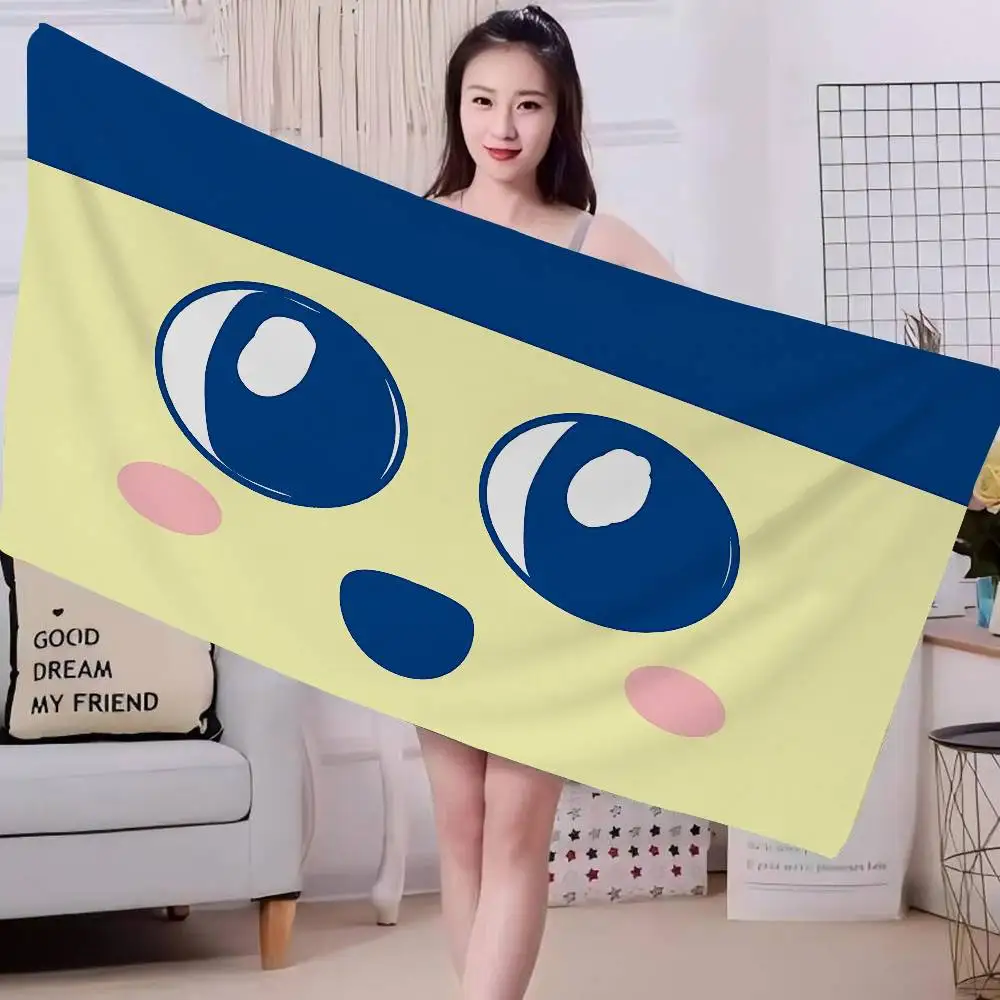 Classic T-TamagotchiS Cut Friend Game Bath Towel Microfiber Soft Water Absorbing Breathable For Girl Kids Decorative Beach Towel
