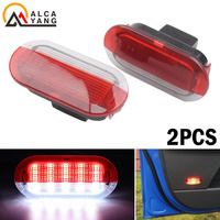 2pcs Led Door Courtesy Lights Under Warning Lamps For VW Golf 4 Polo Mk4 Bora 6R 1J0 949 105a 1j0949105a 1j0947413 1J0 947 413