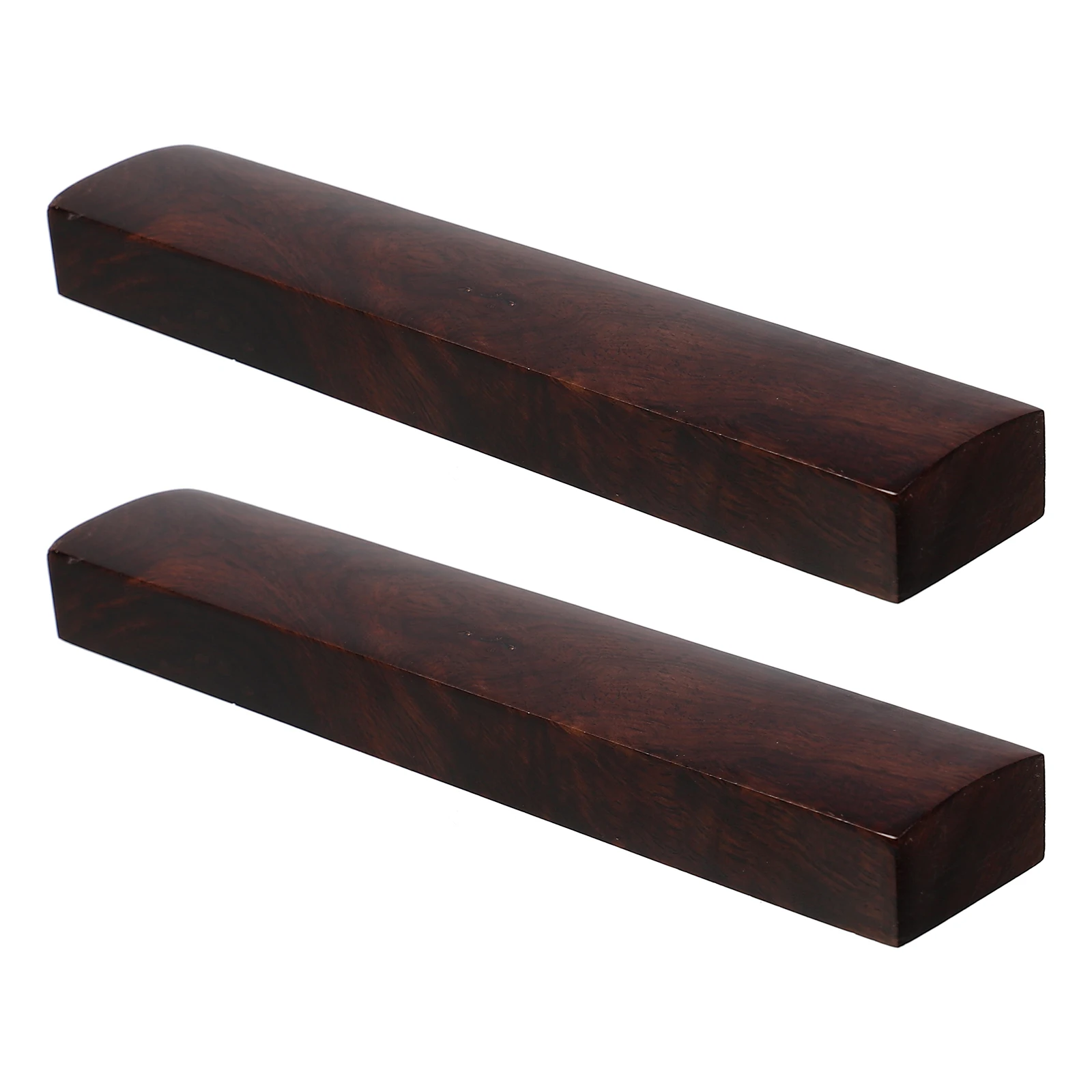 

2pcs Black Calligraphy Paperweight Solid Wood Practical Stationery Desk Decor Study Office Use Painting