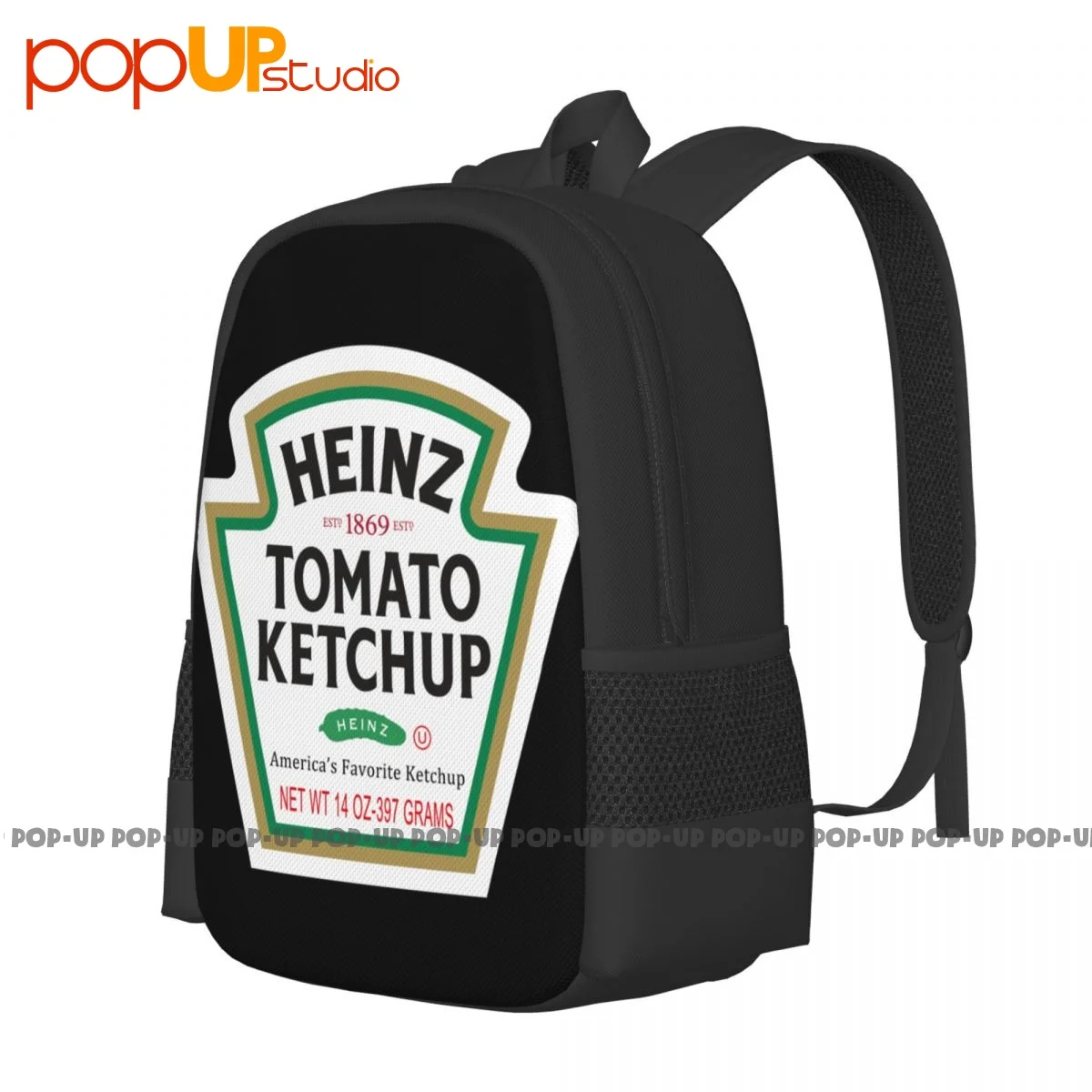 Heinz Americas Favorite Ketchup Graphic 80S 90S Backpack Large Capacity Travel Shoe Bag Sports Style Outdoor Running