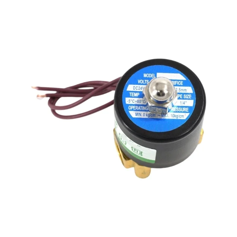 Elettrovalvole resistenti alla corrosione da 24 V 1/4 pollici Interruttori pneumatici azione diretta da 2 W per per uso