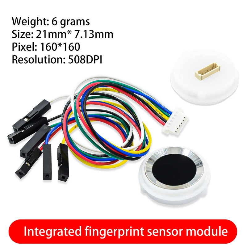 SFM-V1.7 Semiconductor Integrated Touch Capacitive Acquisition And Identification Fingerprint Sensor Module UA RT Communication