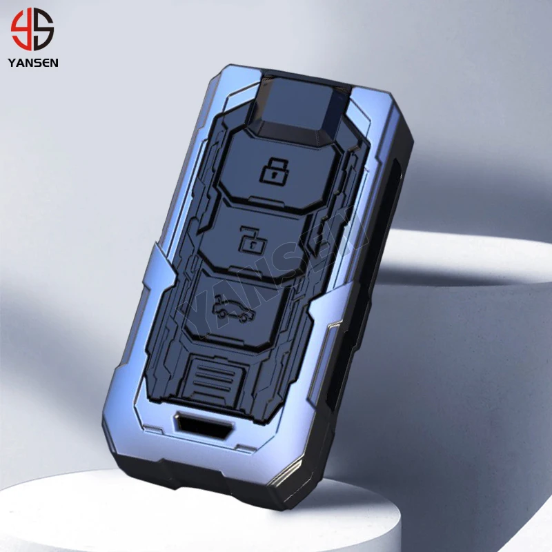 

Mecha Car Key Case Shell Cover Fob For Hyundai Tucson Santa Sonata Creta ix25 ix35 i10 i20 Verna Solaris Mistra Accent Elantra