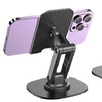 360 Rotation Metal Base Foldable Desktop Phone Holder Desk Lazy Tablet Stand Support Mount