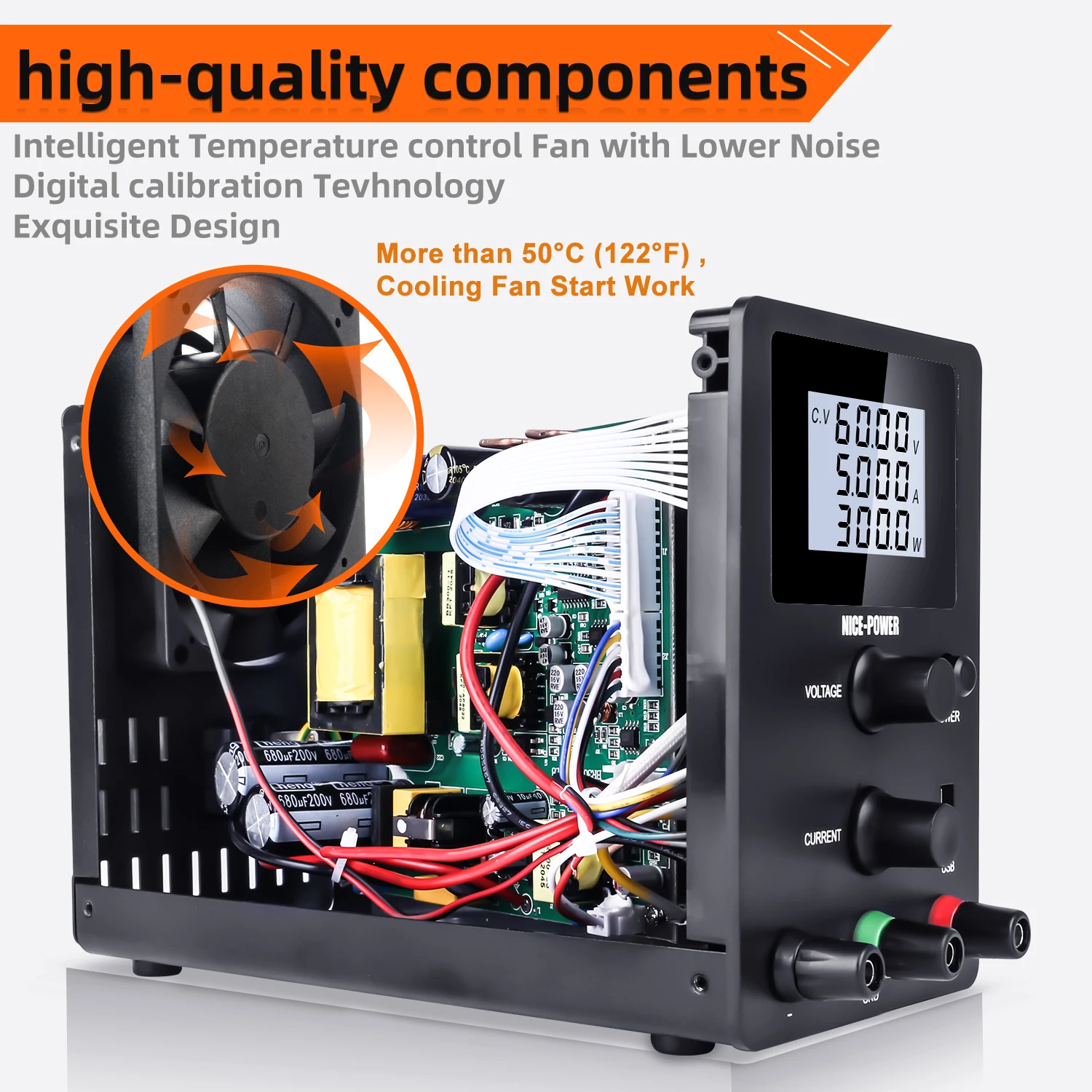 Alimentatore da banco da laboratorio a 4 cifre 30V 10A 12V 24V stabilizzatore di tensione LCD Switching Source USB 5V 2A regolatore regolabile per