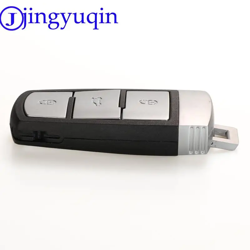 jingyuqin Intelligent Replacement Shell Smart Remote Car Key Case Cover Style For VW VOLKSWAGEN CC Passat Magotan 3/4 Buttons