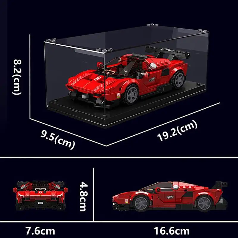 MOLD KING 27069 449 pezzi Mini serie di auto di lusso Building Blocks Kit di montaggio fai da te Puzzle educativo giocattolo per ragazzi regalo di Natale