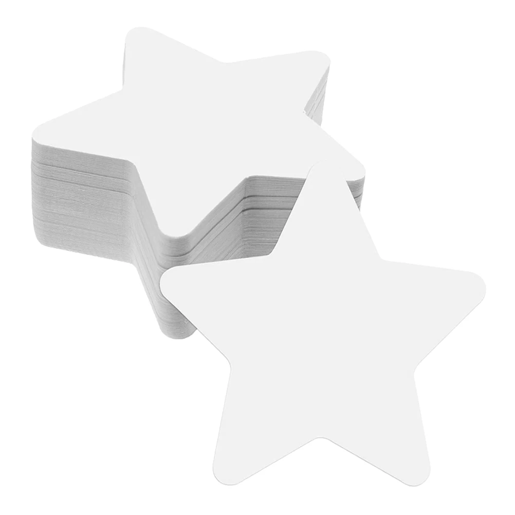 

200 pcs Star Paper Cutting White Stars Cutouts for Bulletin Board Decor Classroom Party Supplies Teaching Aids