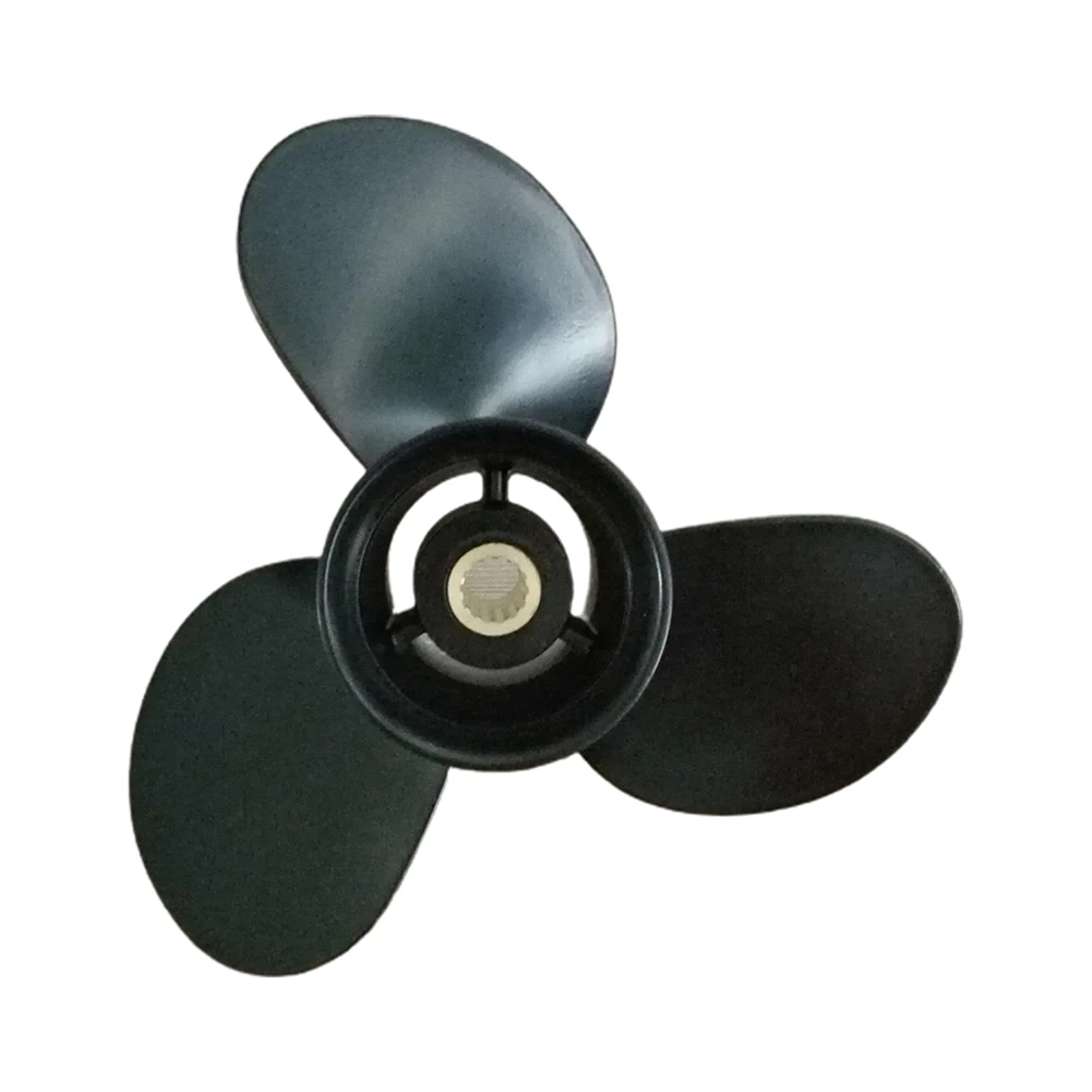 9.9HP 15HP 18HP Aluminum Alloy Outboard Propeller 3 Blade Boat Propeller 9 1/4x9 For Mercury 9.9-20HP Tohatsu Engine Accessories