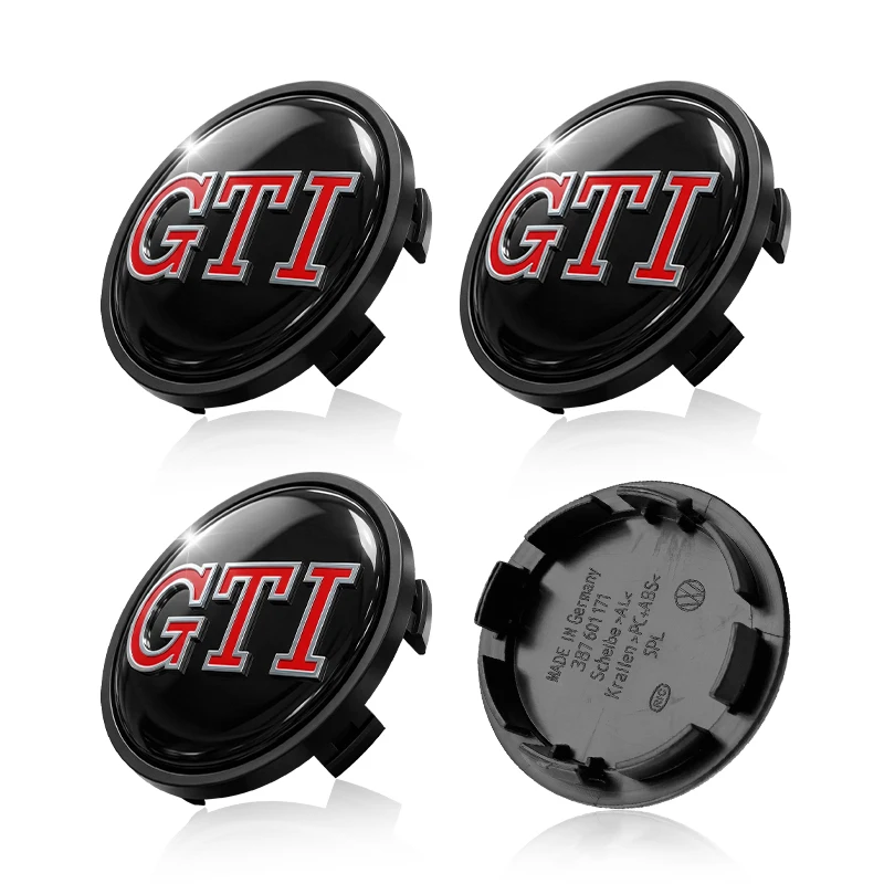 4PCS Anti-Rust Rim Emblem Decals Scratch-Proof Car Wheel Center Cover For VW GTI CC Golf 6 7 GTI Tiguan Passat B5 B6 B7 Jetta