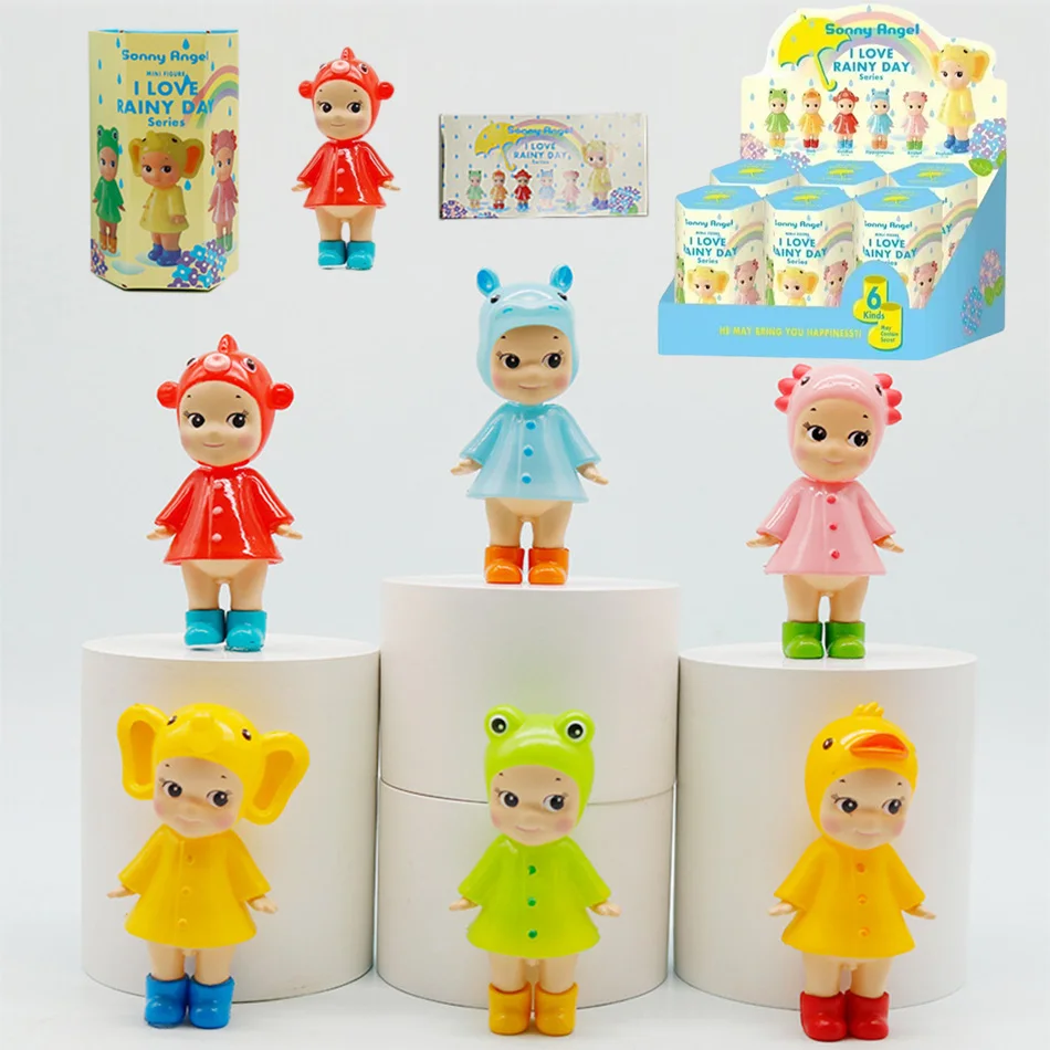 

2025 Anime Sonny Angel I LOVE RAINY DAY Series Blind Box Telephone Decoration Screen Birthday Mysterious Surprise New Gift