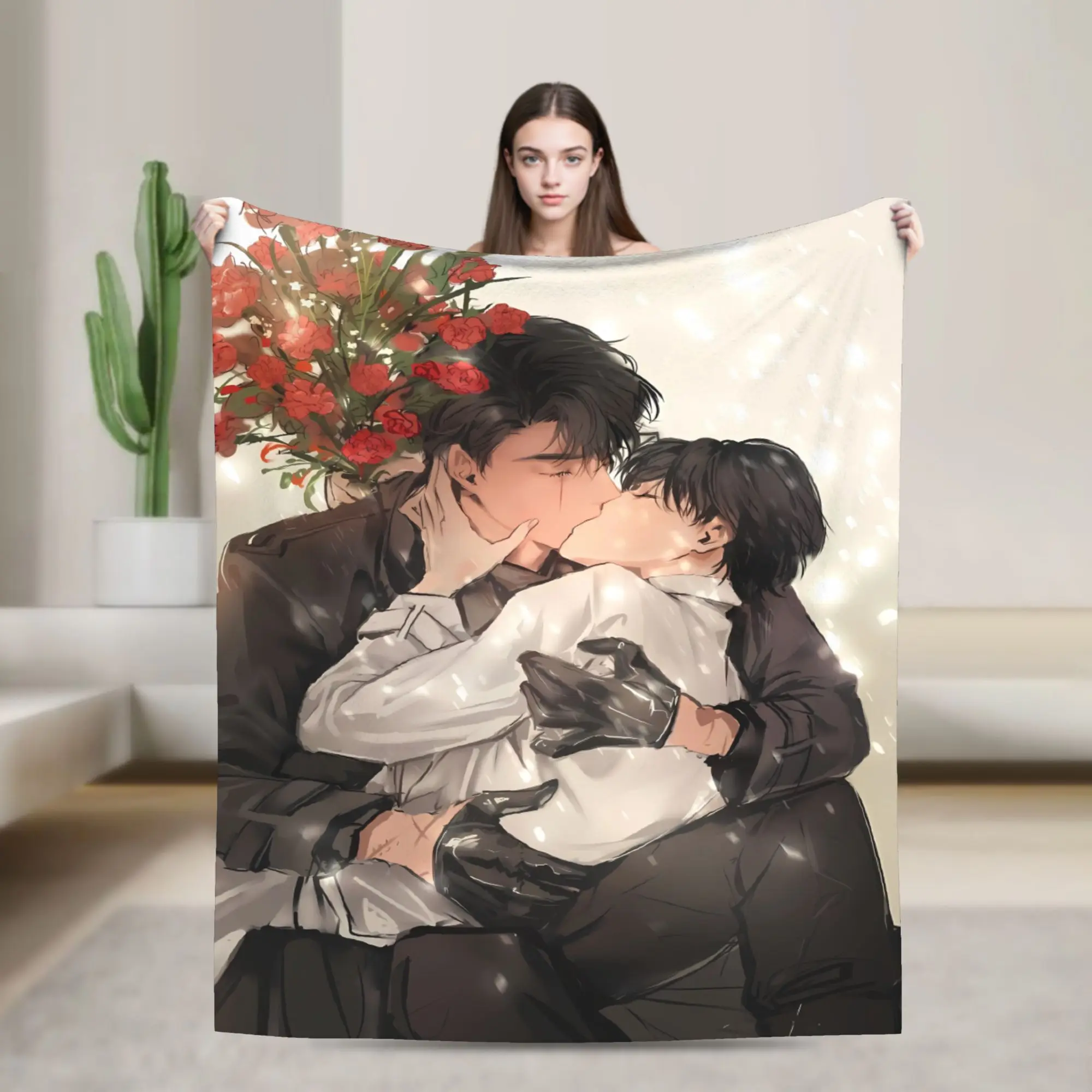 Omniscient Reader Viewpoint Yoo Joonghyuk Blanket  Travel Flannel Throw Blanket For Bedroom Soft Design Quality Bedspread Gift