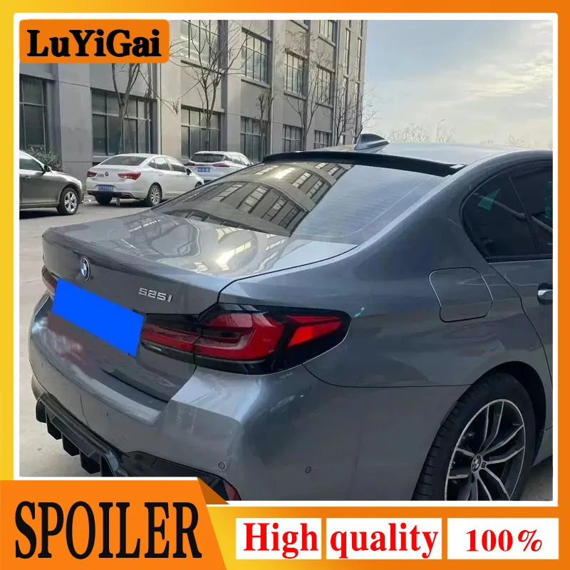 For BMW 5 Series G30 G38 525 530li 2018-2022 Carbon Fiber Rear Roof Spoiler Rear Trunk Wing Body Kit Accessories