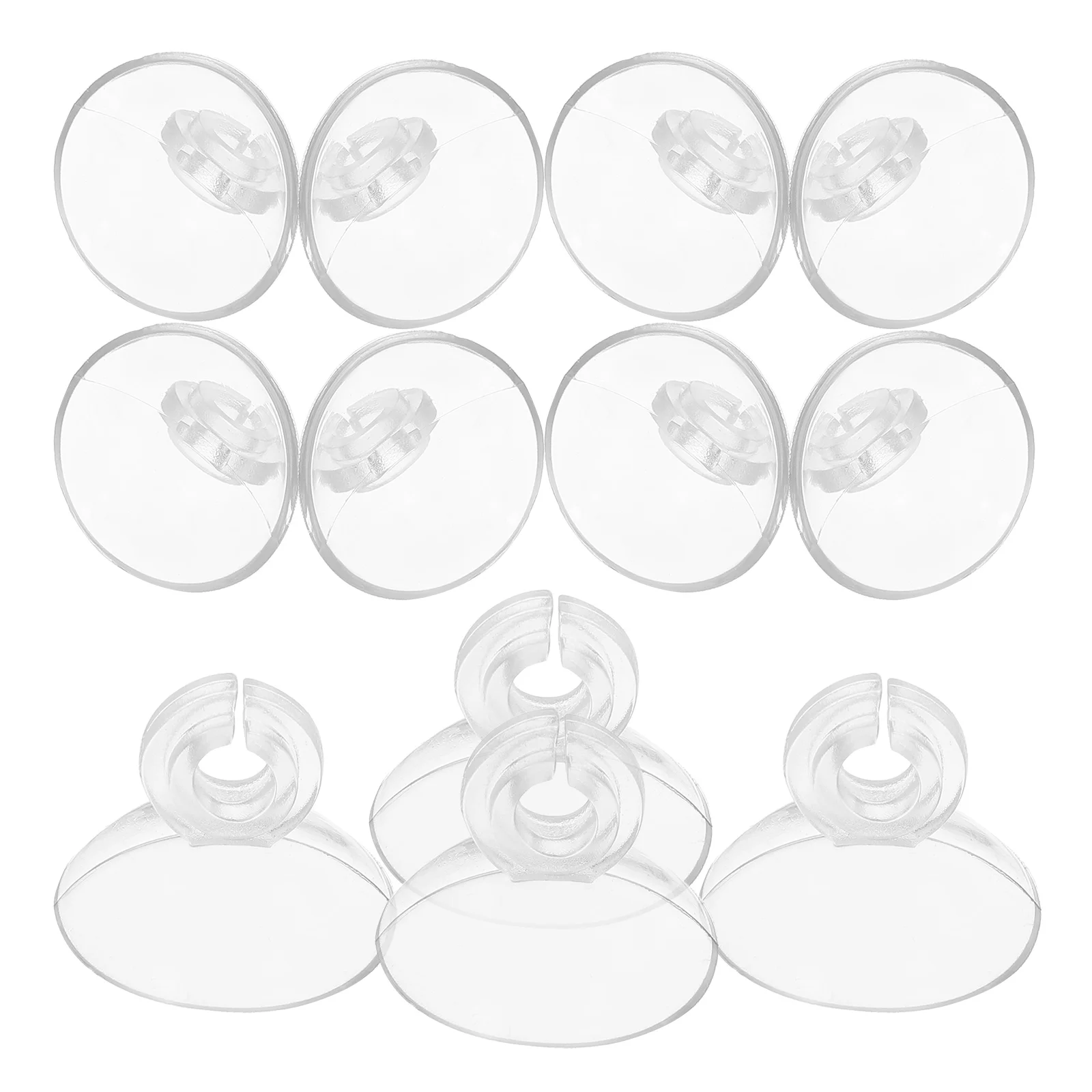 

20 Pcs Sucker Suction Cup for Oxygen Tube Heater Griddle Abs Wok Airline Tubing Clamp