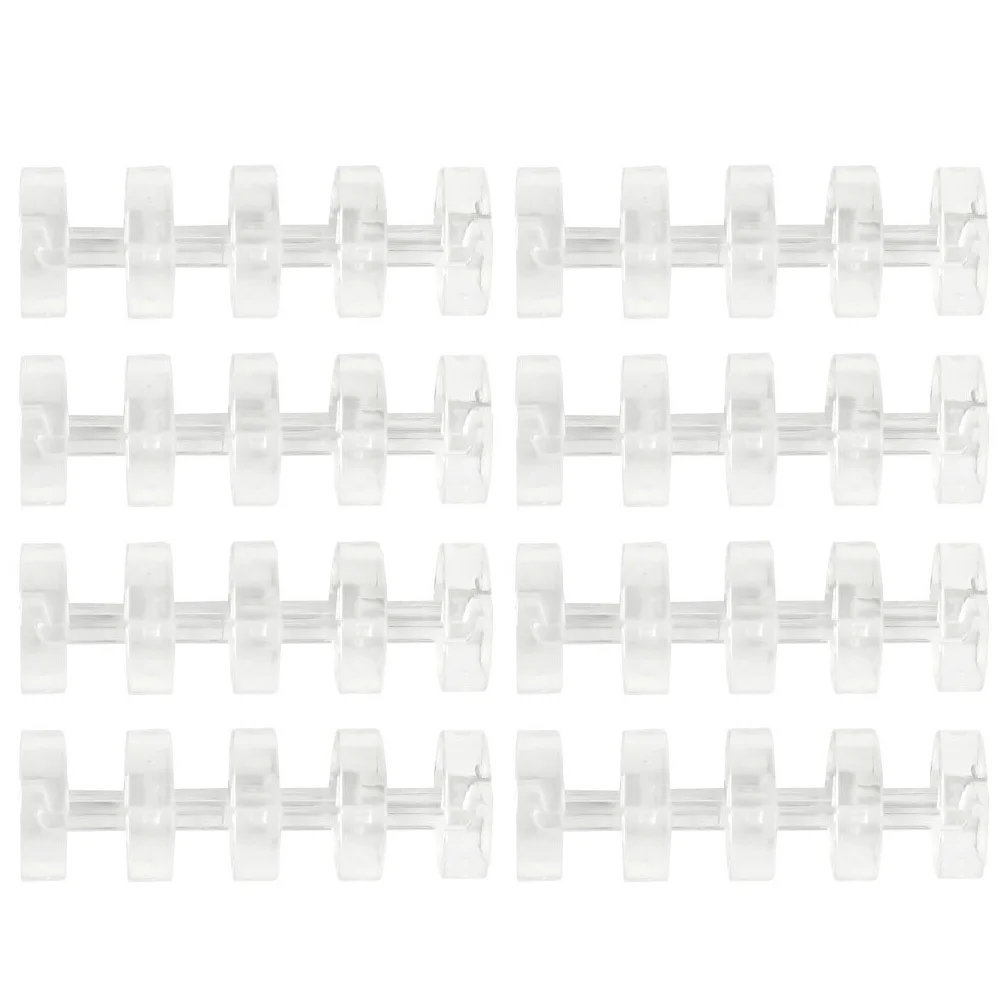 8 pezzi clip per raccoglitori a fogli sciolti raccoglitori segmentati a cinque fori per forniture di cancelleria per file di album pratico e creativo anello per raccoglitori