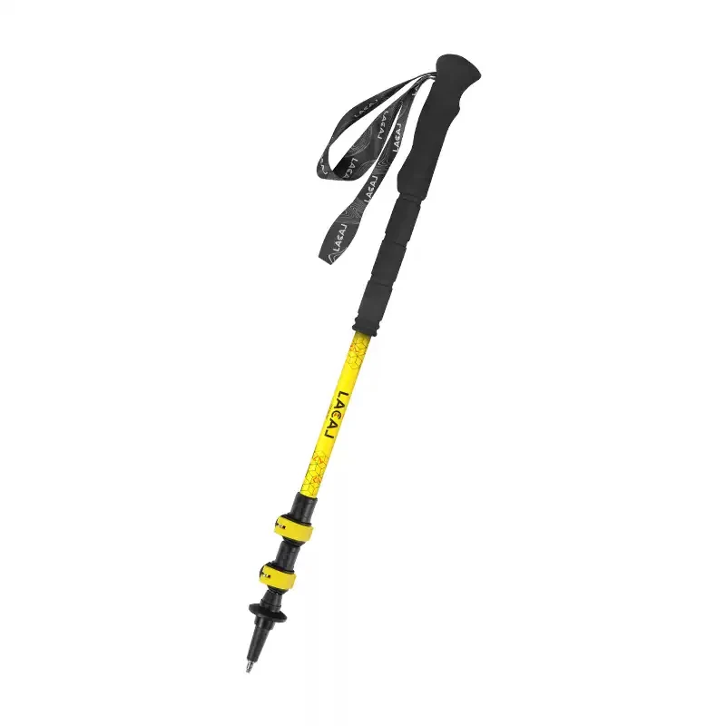 

Ultra-Lightweight Carbon Fiber + Aluminum Alloy Telescopic Trekking Pole with Multi-Functional External Locking Mechanism