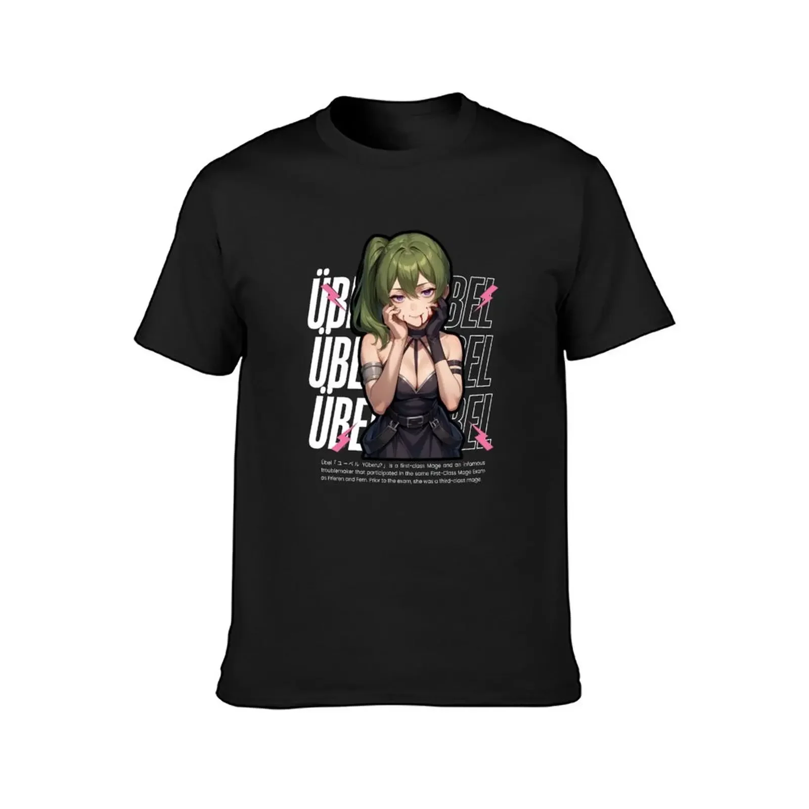 sousou no frieren,ubel, anime arth, manga , anime , T-Shirt vintage graphic tee customs design your own t shirts for men graphic