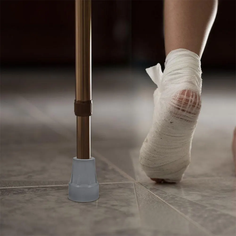 

4Pcs Replacement Anti Slip Foot Pads 22Mm Rubber Tips for Canes Crutches Walkers Trekking Hiking Pole Accessories