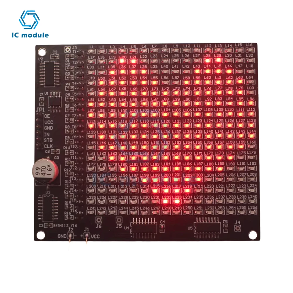 Рисунок 5 - 64LED/256LED красный дисплей светодиодный