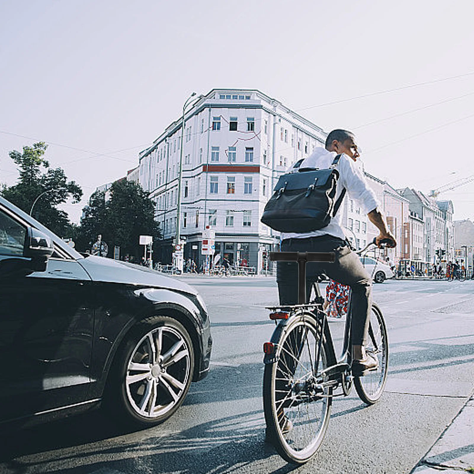 مسند ذراع للأطفال للمقعد الخلفي، درابزين مقعد الدراجة المتين، تصميم عملي بسيط، سهل التركيب للدراجات القابلة للطي على الطرق الجبلية #3