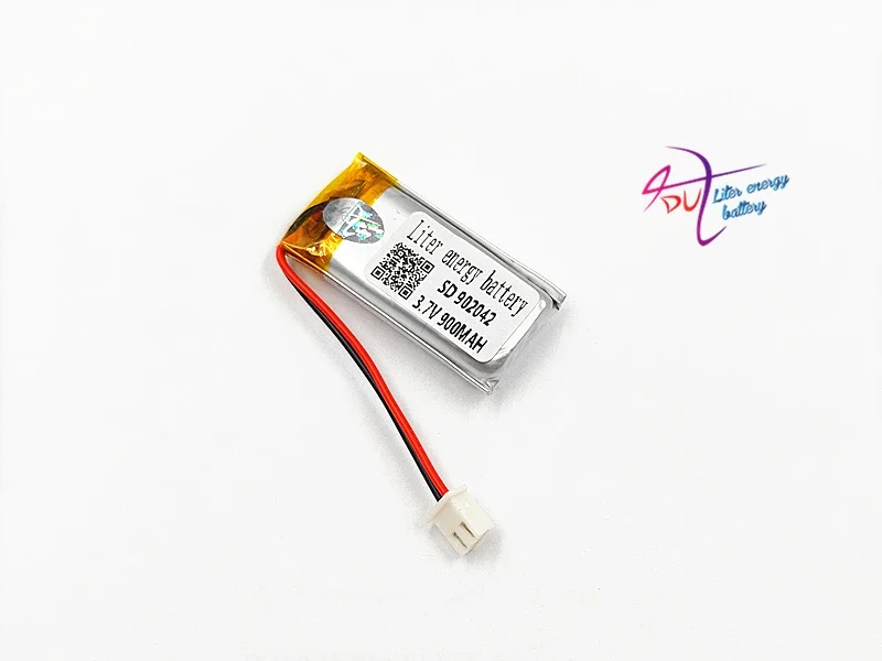 JST PH 2.54mm 2pin 902042 3.7V 900MAH 902040 Litowo-polimerowa LiPo akumulator z złącze do urządzenia GPS bluetooth