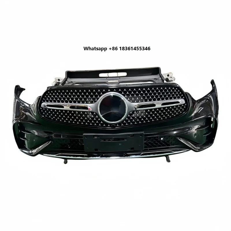 For GLC300 X254 2023-2025 Line Sports High-Quality Body Kit Front Bumper Assembly with Radiator