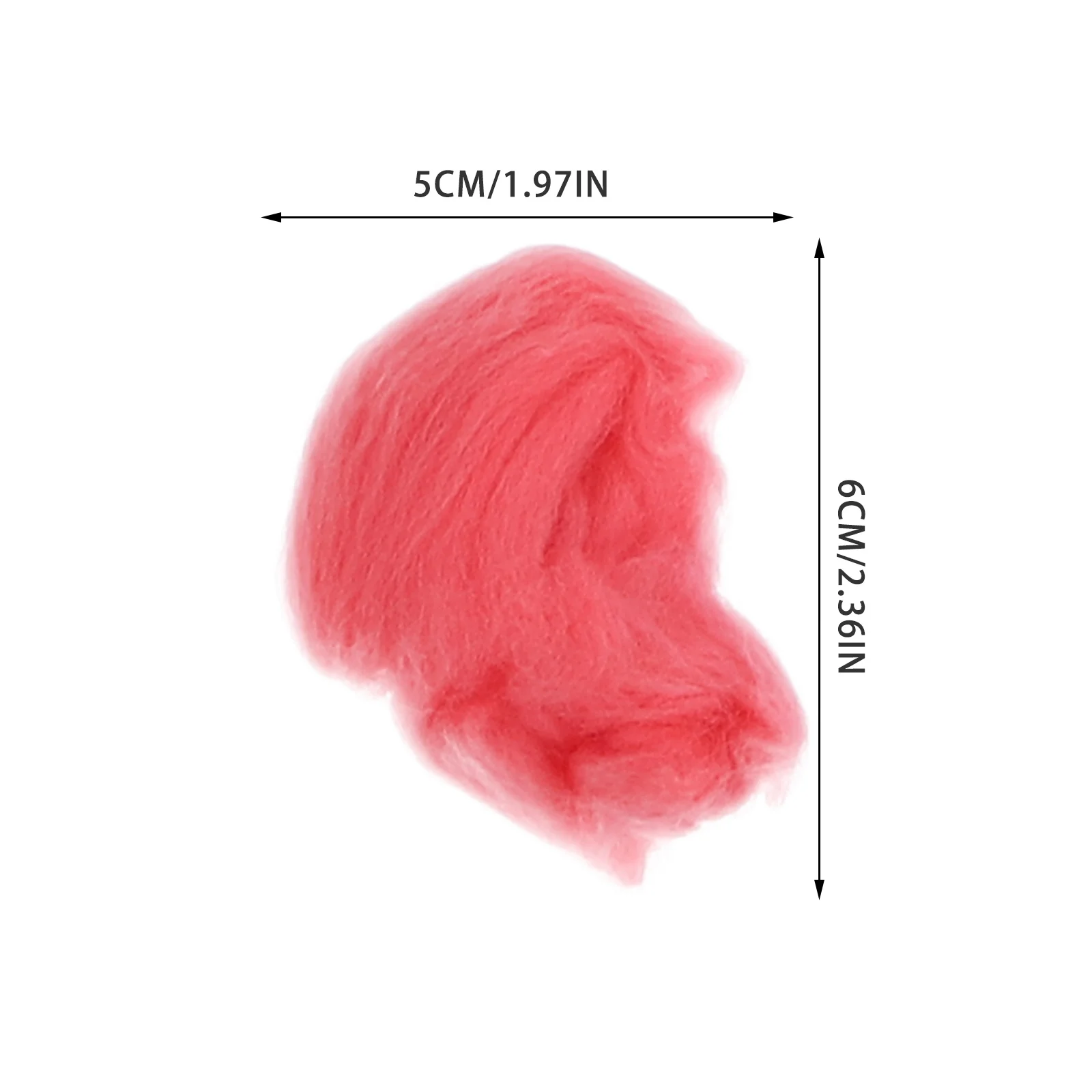 

50Pcs Felting Wool Crafts Accessories Supple Wool for DIY Needle Felting Kit Portable Craft Material Set DIY Craft Making Kit