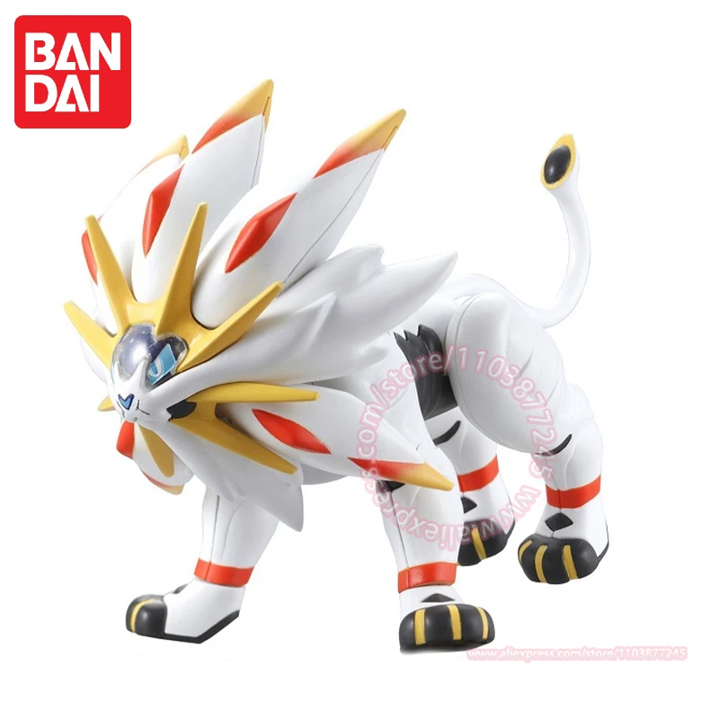 BANDAI Pokmon Solgaleo Sun Sacred Beast Evolution Hand Model Assembled Toy Children's Birthday Gift Anime Peripheral Collection