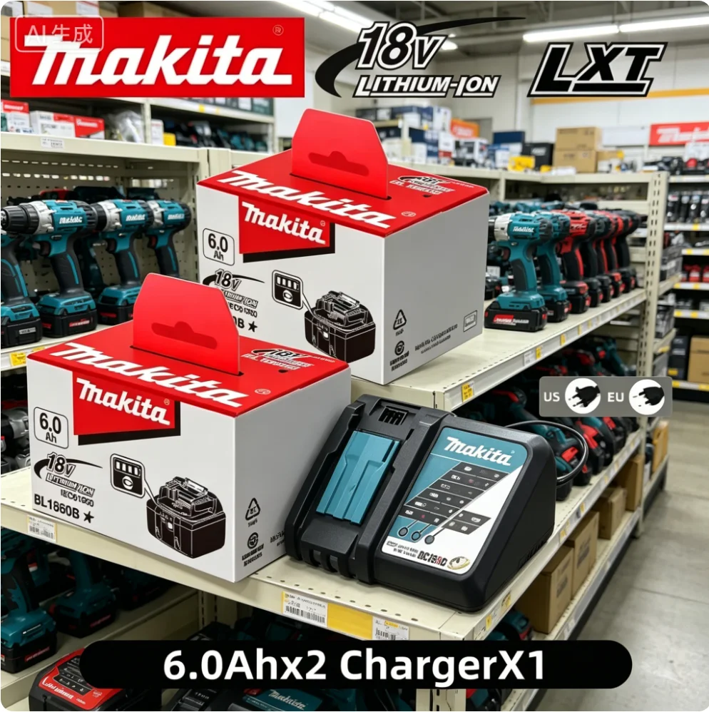 

100% original Makita 18V 9.0Ah Rechargeable Battery ,For Makita BL1830 BL1830B BL1840 BL1840B BL1850 BL1850B Power Tools Battery